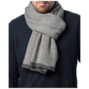 Mens Winter Scarf, Soft  Scarves Light Grey
